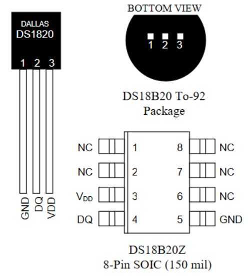 DS18B20 Arduino compatible temperature sensor
