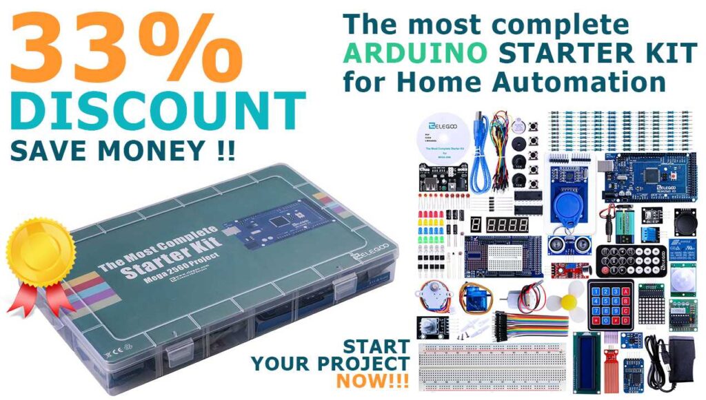 most Arduino starter kit