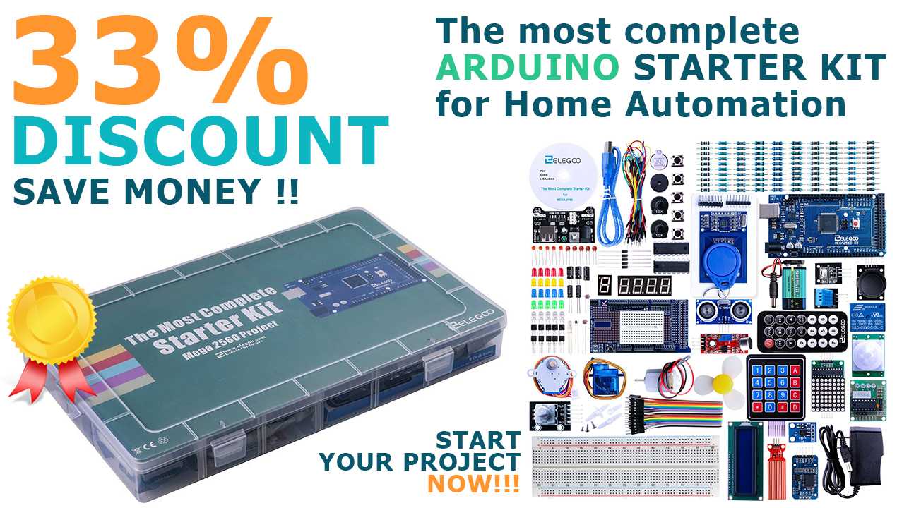 most Arduino starter kit