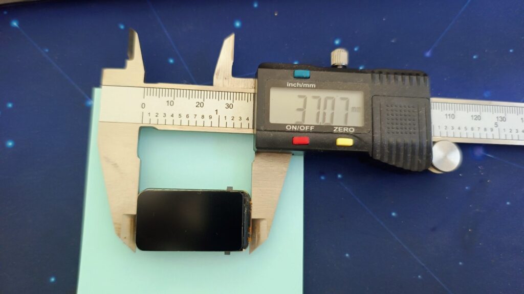 ESP32-C6 Dev Board with Embedded Display length measured